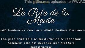 Experience the wild rite of the pack in this french furry audio porn adventure!