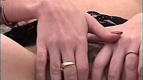 feeling the straight cock slide into this slutty milf's hairy pussy