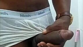 Want to see my huge black cock throbbing outdoors?