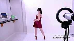 graceful young 18+ brunette gets fucked at a modeling audition