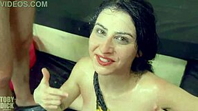 smack-up wet anal whore kaitlyn katsaros - hardest - slapped punched spew piss rimming - piss-spew shot from his ass into her eyes