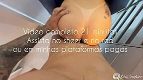 Overwhelmed By Desire, I Devoured The Gym Babe's Juicy Ass In Her Closet Before Training