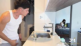 Horny Students Fuck Hard And Leave Cum In Pussy - Danner Mendez & Yenifer Chacon