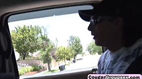 three hot milfs indulge in steamy foursome action