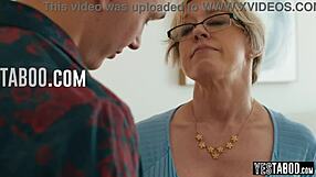 Pervert Stepson Forces Busty Mature Stepmom to Suck and Fuck Him!