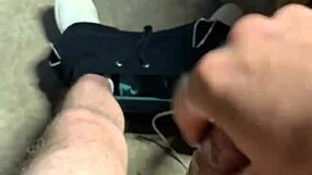 Watch me jerk and edge my hard cock in this cumshot compilation?