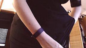 your beautiful italian stepmother has crazy orgasms at the computer desk