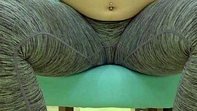 Teen Babe Teases Sugar Daddy in Leggings During Workout Photoshoot