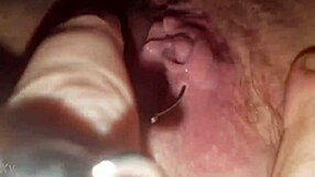 wife toys ass and squirts