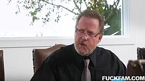 rival stepsisters gal and aubree tease elias with taboo sucking and fucking