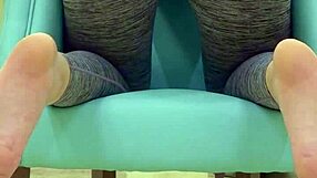 Teen Babe Teases Sugar Daddy in Leggings During Workout Photoshoot