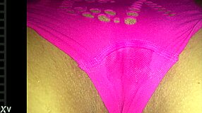 Jade appears horny in exhibitionist flashing session