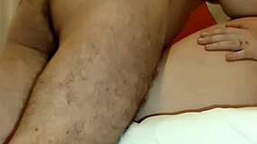 Close to Wet Pussy and Lots of Cum After Fucking, I Shoved Cock and Cum Inside Her Cunt