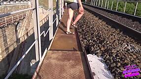 Outdoor amateur doggystyle fuck part 2