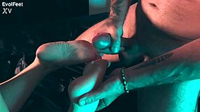 this dirty old man fucks my small feet and tight pussy.