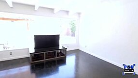 I watch Lauren Phillips finger her anus while riding fiercely