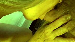 Naughty wife deepthroats and gags on big cock