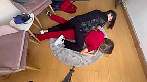 LESBIANS PLAY HARD in naughty and shy COMPILATION.