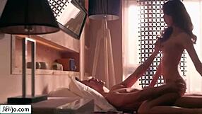 Jin-Jo Aggressively Riding Monster Cock In Intense Session