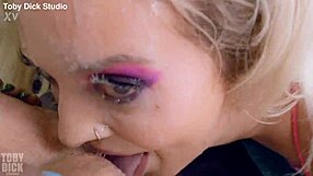 Gigi Patsy Drinks Piss and Gets Facefucked Hard, Spewing on Cock!