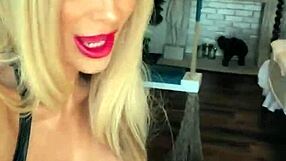 Woman in Wetlook Suit and Patent Leather Boots Showing Off!!