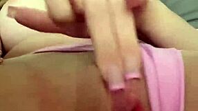 Magnificent hotty with long legs and tantalizing tats captivates with thumbs