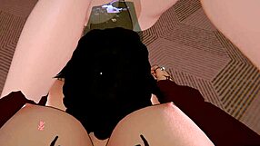 threesome with succubus involves blowjobs, deepthroats, and group sex in part one