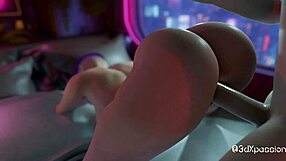 why fuck that busty street girl in the neon room?