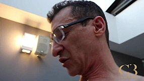 Slutty Brazilian Wife Drilled by BBC and BWC in Intense Action