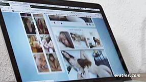 ersties babe indulges in solo masturbation to a hot scene