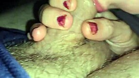 Wife Jerks, Blows, and Fucks to Cum Covered Asshole