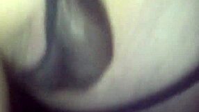 in the wood only with g-string and fishnet stockings.