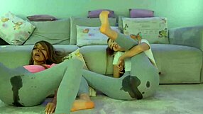 Lesbians Engaging in Intense Mutual Masturbation with Detailed Touches and Close-Ups