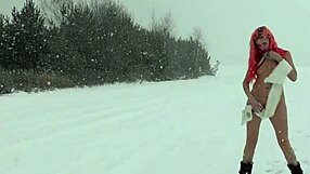 lets cool down in the garden, skinny girls with small tits get naked, flash shaved pussies, and orgasm outdoors