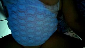 Amateur housewife's tight pussy explored in homemade interracial encounter.