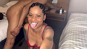 Caramel receives a huge facial, taking it like a true legend.