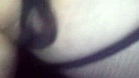 in the wood only with g-string and fishnet stockings.