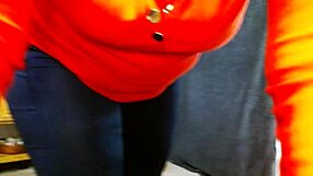 1150 Dawn Shows Off That Fine Fat Ass in Tights with Orgasm Denial!