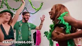 College Girls Kali, Kat, Miki Share Logan's Cock Wildly!