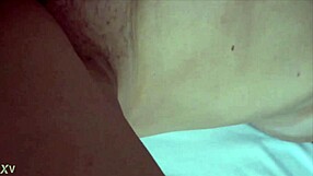 my 58 year old friend is masturbating and i am filming her