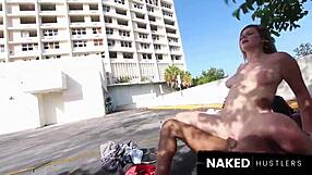 french milf fucks her worker outside before demolition demolishes her pussy