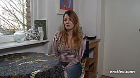 ersties babe indulges in solo masturbation to a hot scene