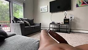 Bust huge nut on perfect ebony ass and kept going