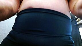 1150 Dawn Shows Off That Fine Fat Ass in Tights with Orgasm Denial!