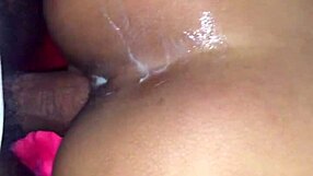 Hey, that tight pussy got pounded hard with a creampie finish! 😏