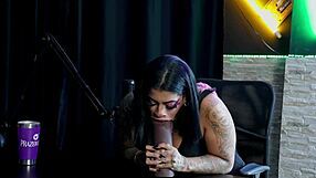 Morena Demonstrates Blowjob On Toy, Marcelly Melo.