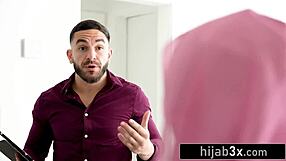 Young Muslim Beauty Seducing Her Big Dick Teacher!