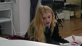 Misha Cross Rewards Plumber with BJ