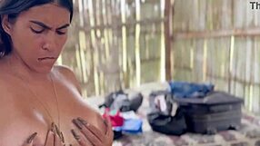 In the countryside, an innocent country girl gets fucked hard by an old pervert in a real homemade amateur video.