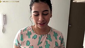 Emily Fox gives birthday gift in Spanish